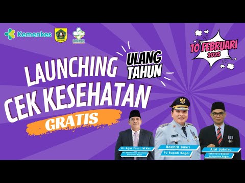 Launching Program Cek Kesehatan Gratis di Puskesmas
