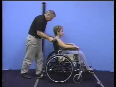 how to fasten a wheelchair
