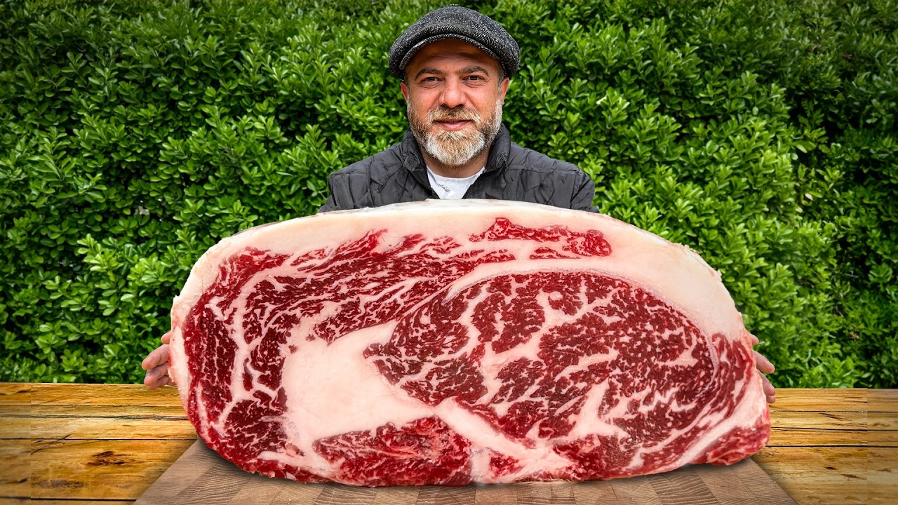 I Cooked an A5 Wagyu Steak Over an Open Fire – INSANE Flavor!