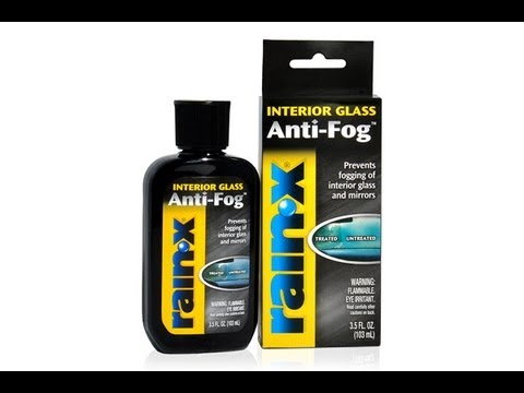 how to clean rain x off windows