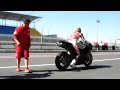 Troy Bayliss takes to the track on the 1098 Troy Bayliss takes to the track on the 1098