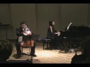 Duo La note bleue: Marcelo Zigaran, cello. Corey Tu: piano