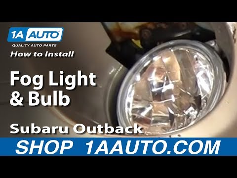 How To Install Replace Fog Light and Bulb Subaru Outback 00-04 1AAuto.com