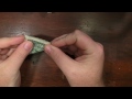 Видеосхема оригами из денег - лебедь