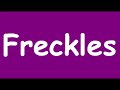 Freckles (KCP Re-Edit) Tiggy