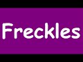 Freckles (KCP Re-Edit) Tiggy