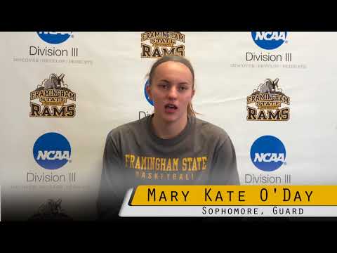 Framingham State Athlete of the Week- Mary Kate O'Day (11/26/17)