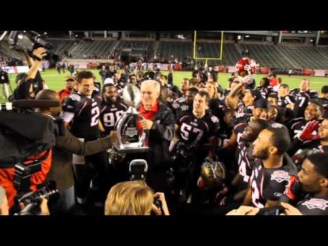2012 NFLPA Bowl: GJ Kinne & Nationals Postgame Celebration
