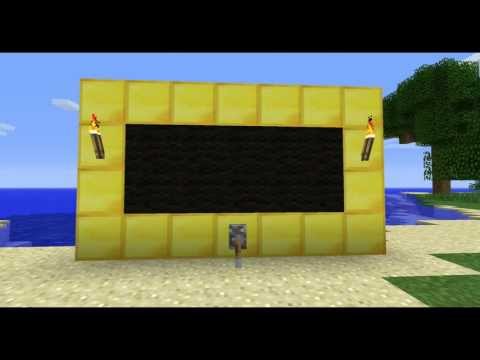 how to make a t.v on minecraft