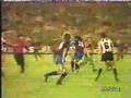 Football fight violent maradona barcelona v bilbao