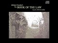 aleister crowleys the book of the law sample