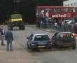 UNIMOG does a WHEELIE and CAR CRUSH