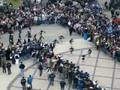 Notre Dame band entrance