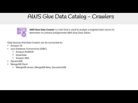 AWS Glue Data Catalog Crawlers: Automate Metadata Discovery - AWS AI Practitioner AIF-C01