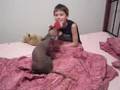 Xoloitzcuintle, Mexican Hairless Dog, Coco plays