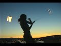 Sexy poi fire spinning etc. with fire works! this is sweet!
