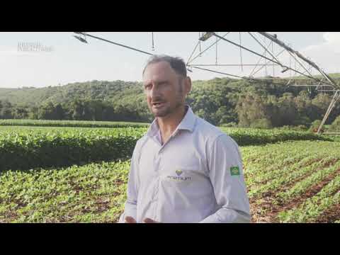 Primeiro pivô de irrigação com suplementação luminosa no RS conta com a energia da Coprel