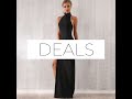 Black bandage dress
