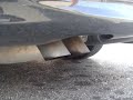 Mercedes-Benz C class start exhaust view