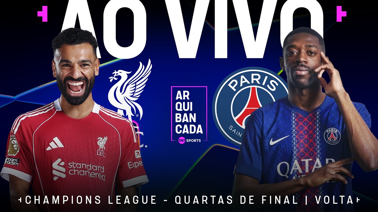 Ao Vivo: Liverpool X Psg (Narração Ao Vivo) | Quartas De Final - Volta | Champions League