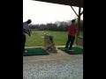 Mike at the driving range