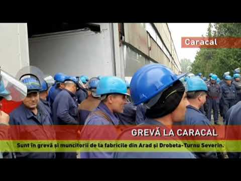 Grevă la fabrica de vagoane din Caracal