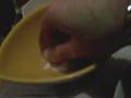 Crazy chef gets passionate over cooking an omelette, funny.