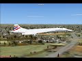 FSX Concorde landing