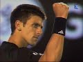finale tie-break  Djokovic vs Tsonga Australian Open \