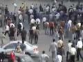 Iran Basij militia push protesters in the streets of Tehran - protesters push back!