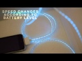 Illuminated iphone USB charge cable EL