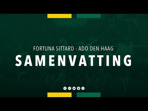 Fortuna Sittard 1-0 ADO Alles Door Oefening Den Haag 