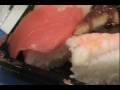 Sushi from Pacific Centre Mall with Santa Baby song in background