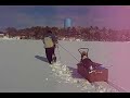 Ice fishing on Freeman Lake