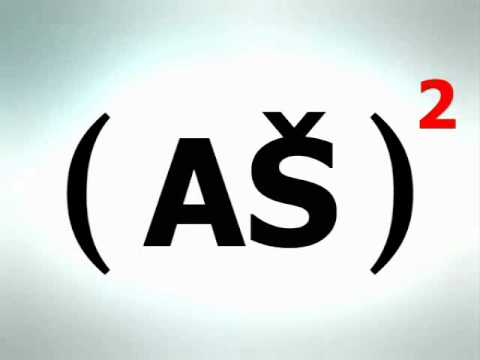(AŠ)² reklāmas pirmais variants aš2