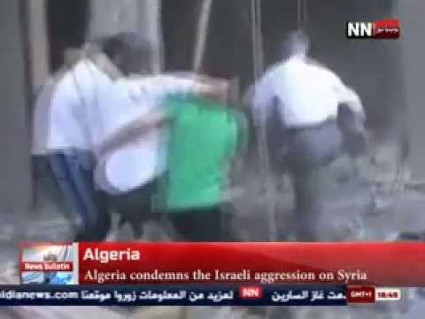 Isreali - Algeria condemns the Isreali aggression on syria.