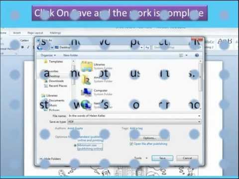 How to convert any file to PDF Format with Greatest Ease In seconds