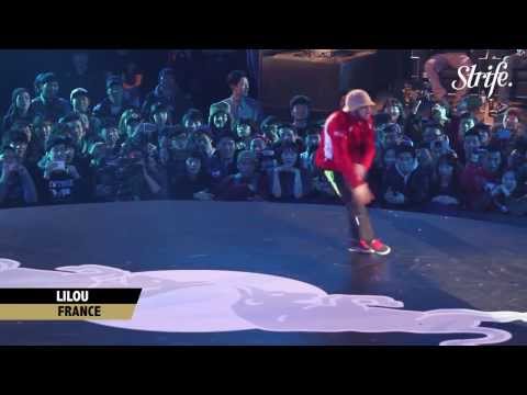 taisuke - Like us on Facebook! www.facebook.com/strifetv Subscribe! www.youtube.com/strifetv Red Bull BC One 2013 World Finals in Seoul Top 16 Lilou (France) vs Taisuk...