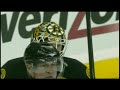 Tim Thomas makes a great save on Elias Tim Thomas makes a great save on Elias