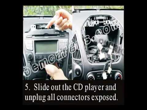 how to remove ix35 radio