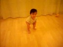 Arielle learning to walk