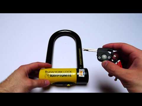 how to attach kryptonite lock to bike