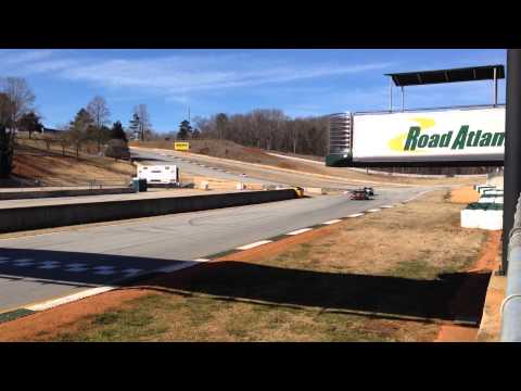 #ChumpCar chumps exiting turn 12 #ChumpCar chumps exiting turn 12