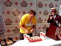 Joey Chestnut breaks 2 min Krystal eating record