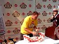 Joey Chestnut breaks 2 min Krystal eating record