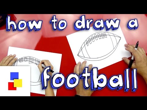 video-linktoworks-How To Draw A Football (American) - YouTube