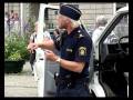 Dancing Police officer in Sweden (Malmö)