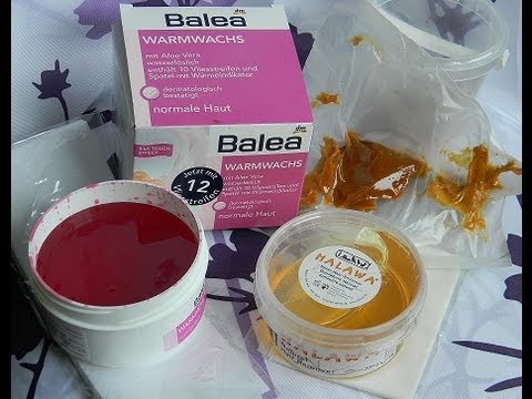 versch. EnthaarungsWachse Vergleich und Anwendung !!! Tutorial + Review