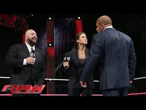 stephanie - Big Show gets his job back and even receives a WWE Title Match against Randy Orton at Survivor Series.