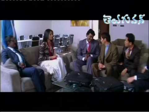 jagapathi, babu, swagatham, anushka, bhoomika, arjun, telugu, comedy, scene, ms, narayana, suneel, benarjee, jayaprakash, reddy, l.b.sri, ram, gundu, sudarsanam, dharmavarapu, subrahmanyam, teluguone, entertainment